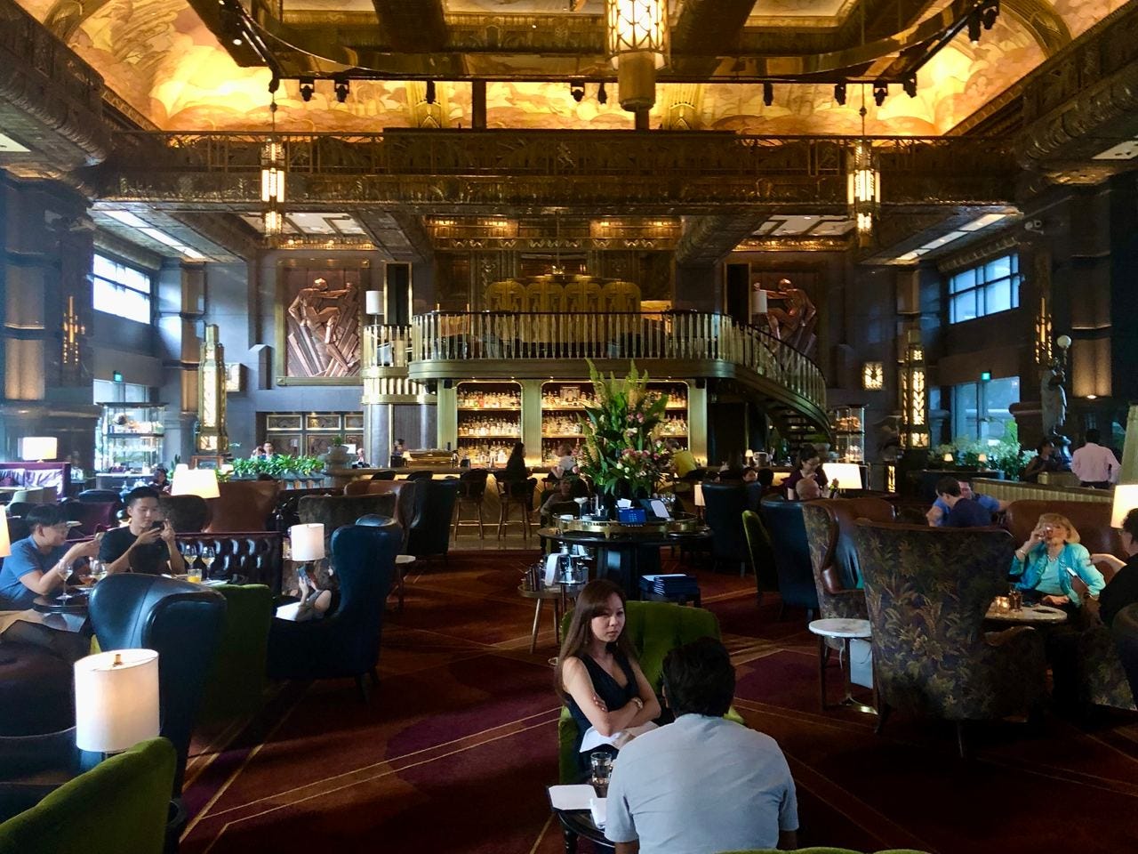 Main hall of Atlas Bar in Singapore