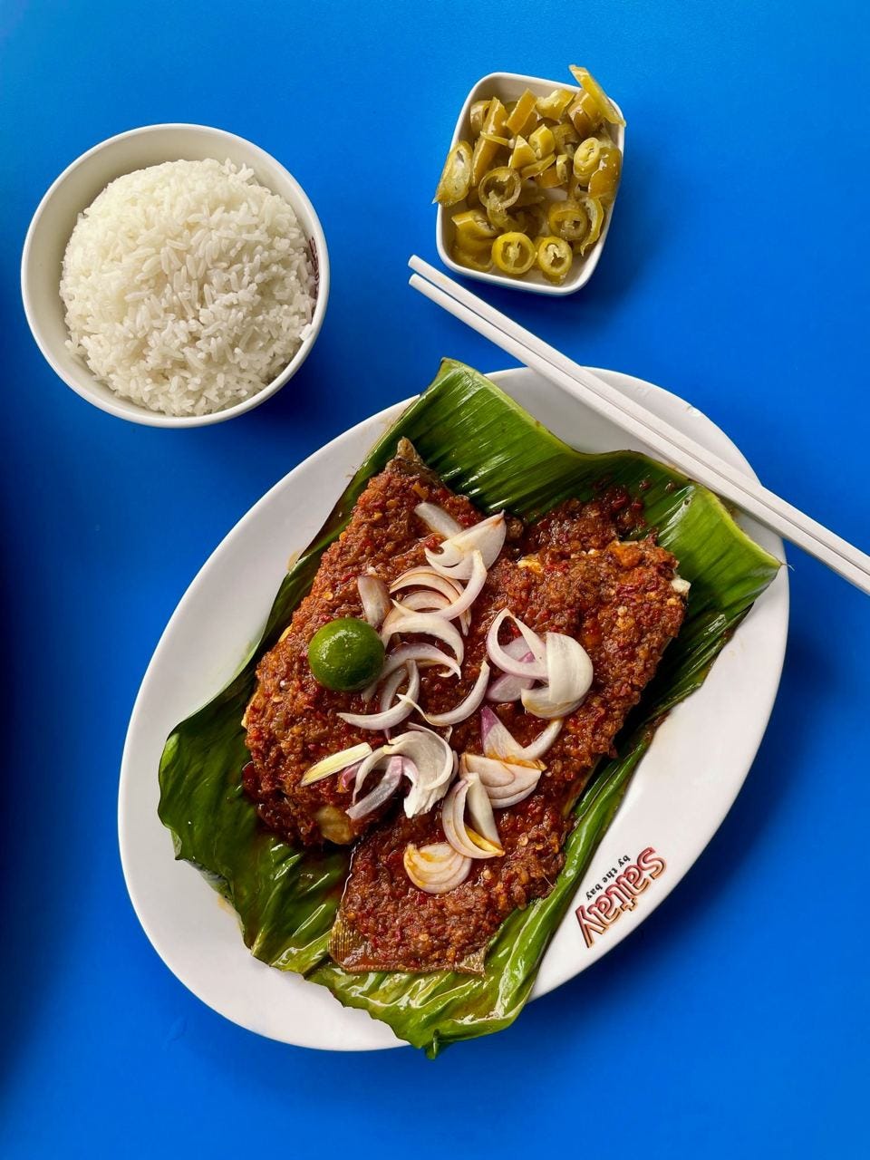 BBQ Stingray at Satay by the Bay