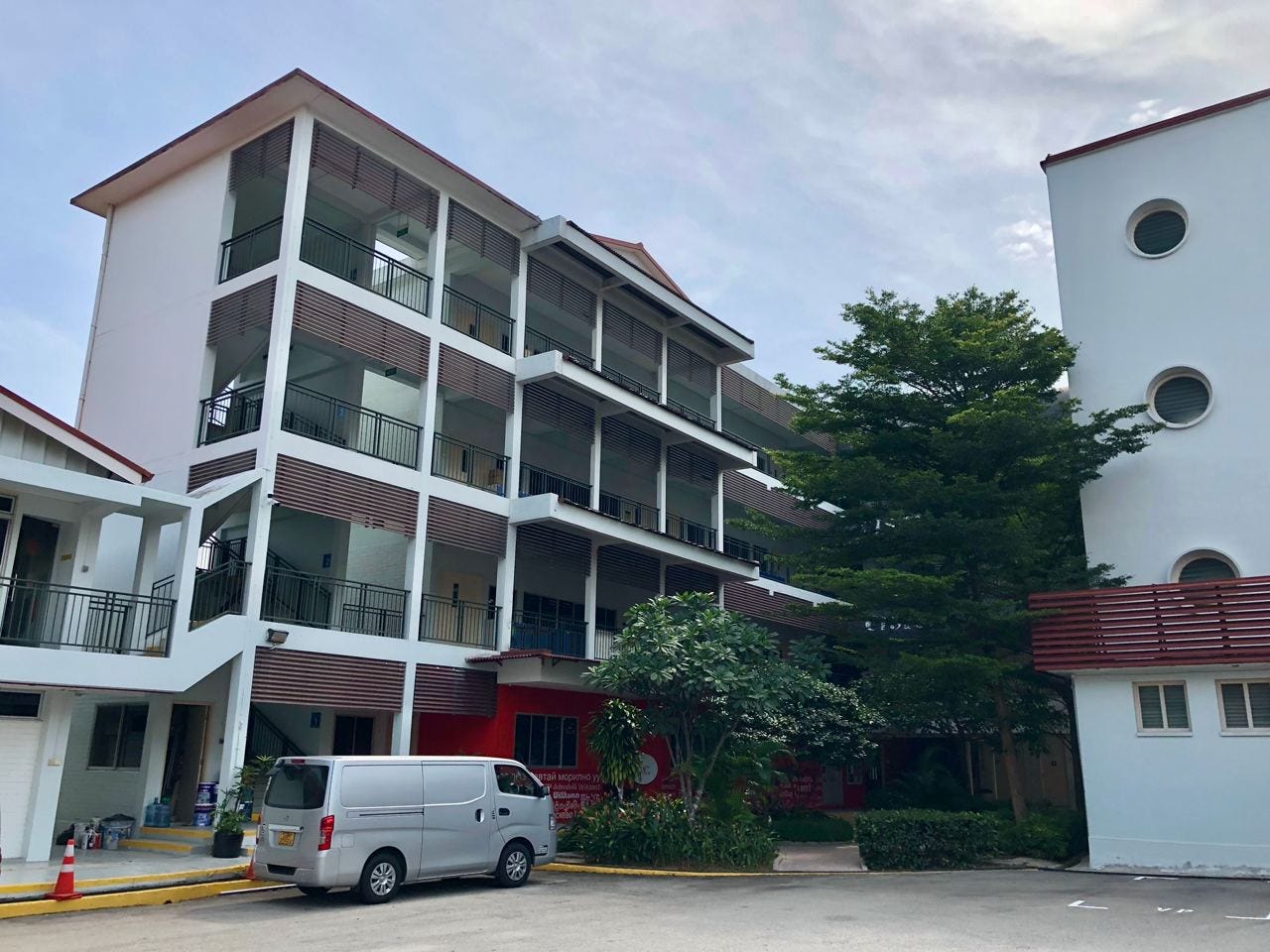 Classroom block at Canadian International School