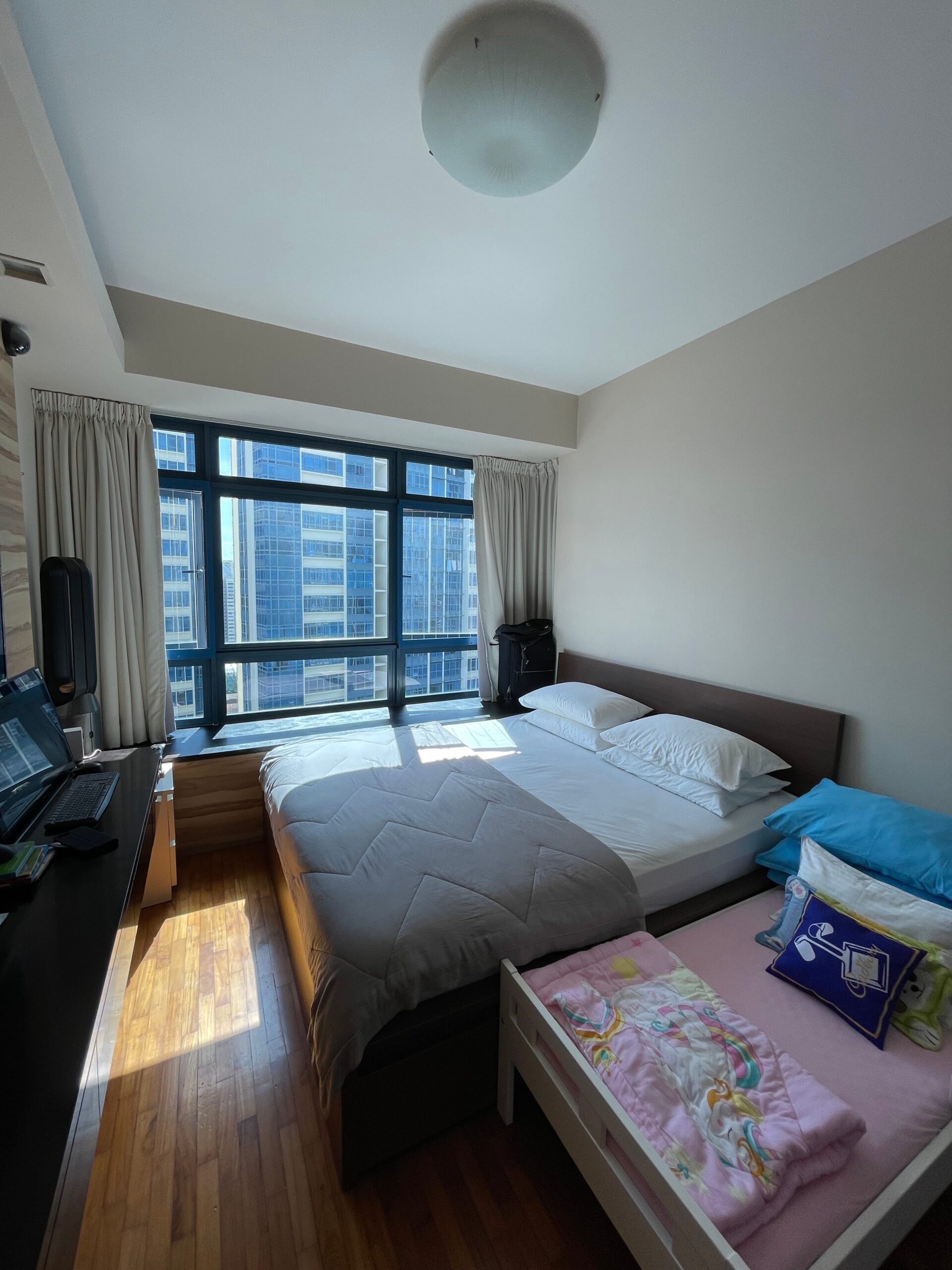 Bedroom inside the apartment