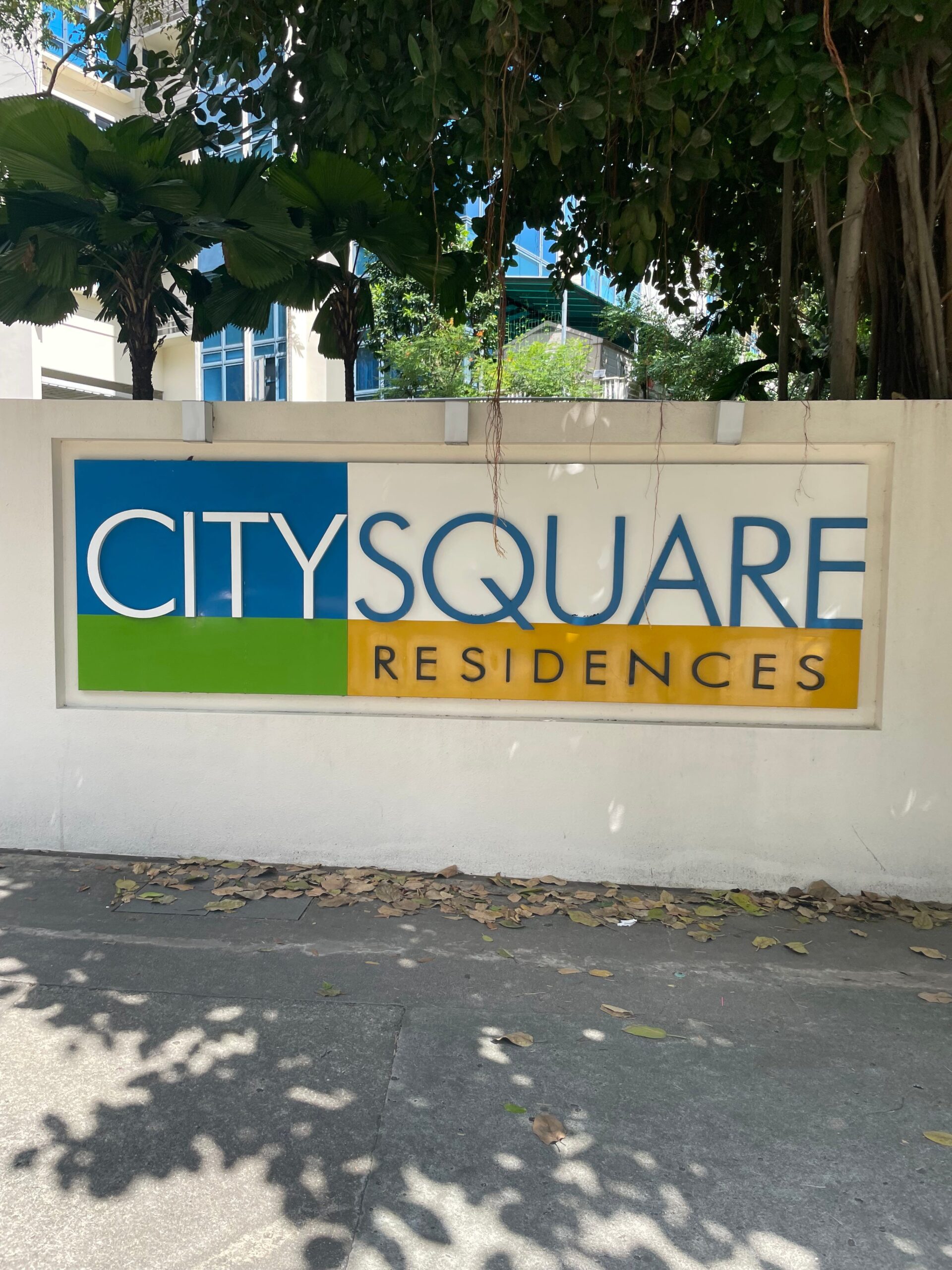 City Square Residences entrance sign